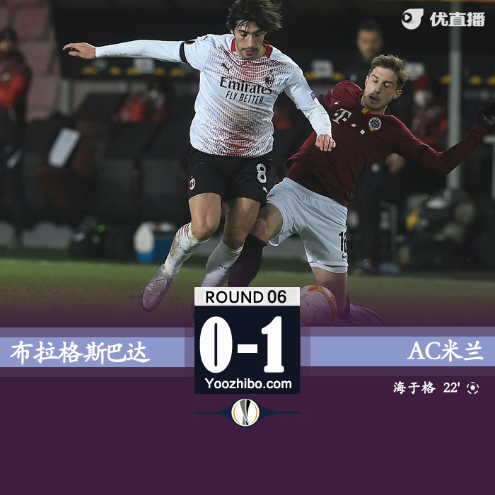 <a href=/zuqiujingsai/acmilan/ target=_blank class=infotextkey>AC米兰</a>1-0布拉格斯巴达